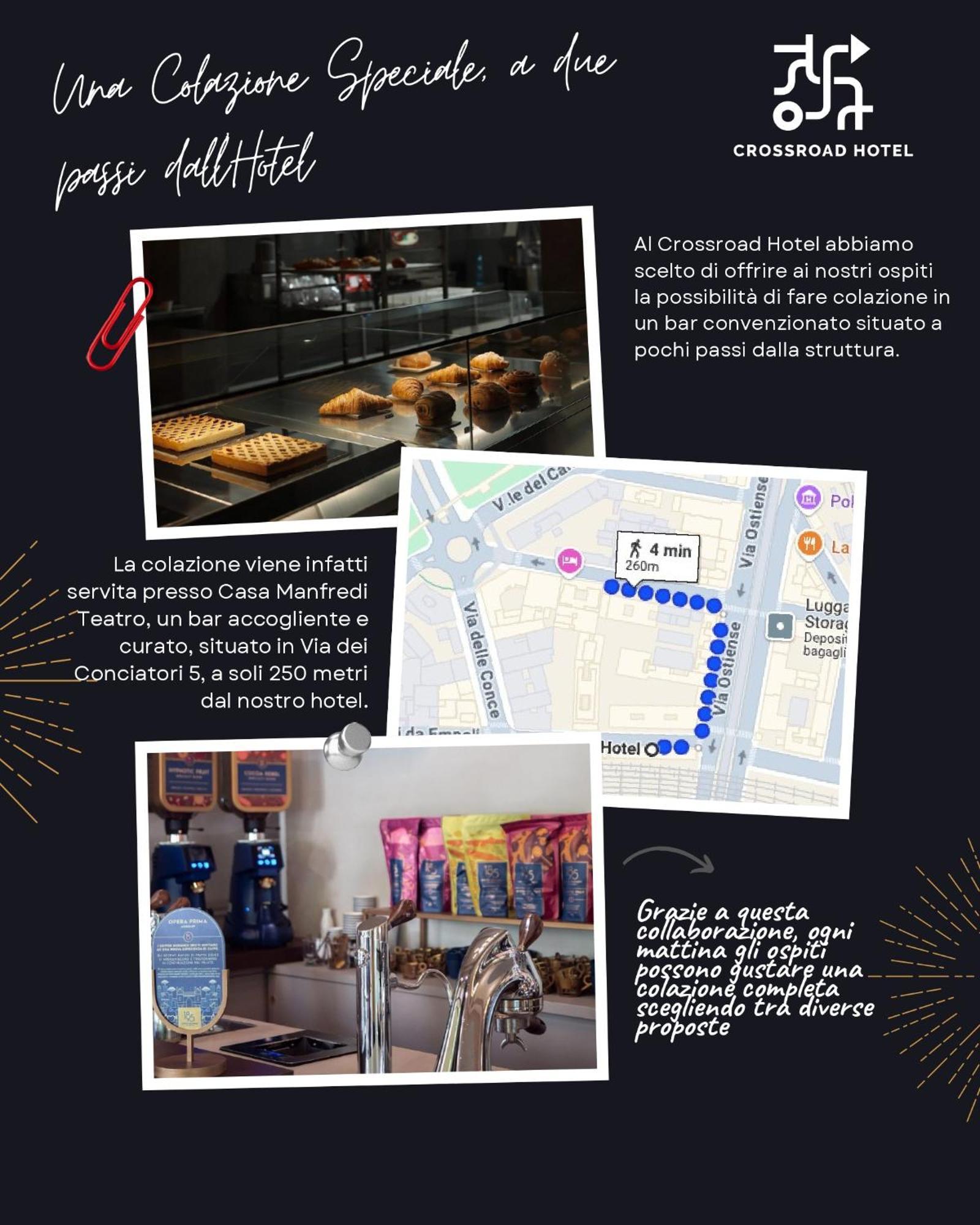 Crossroad Hotel Рим Экстерьер фото